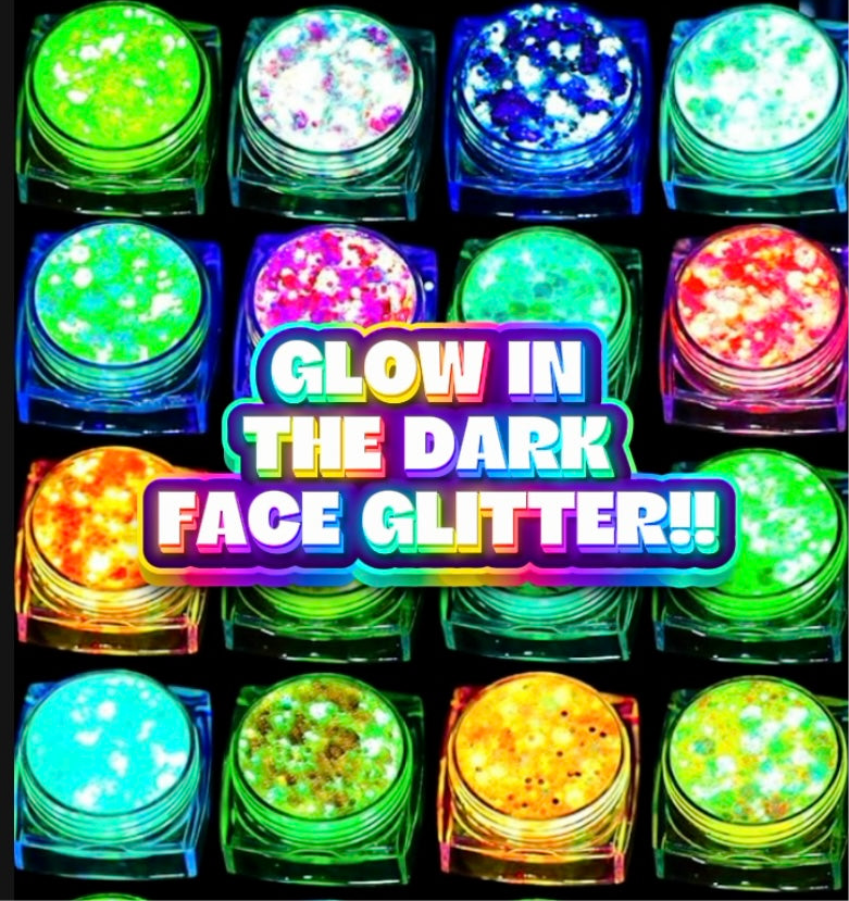 Ghosty glow Face and Body Glitter 1pc