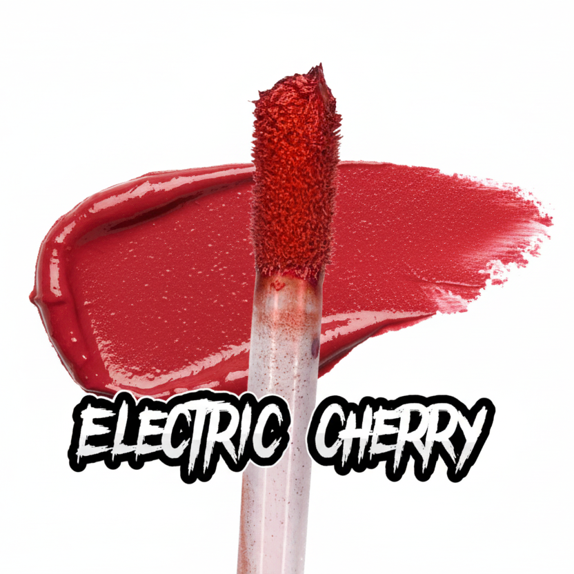 "Electric Cherry" Mettalic Lipstick