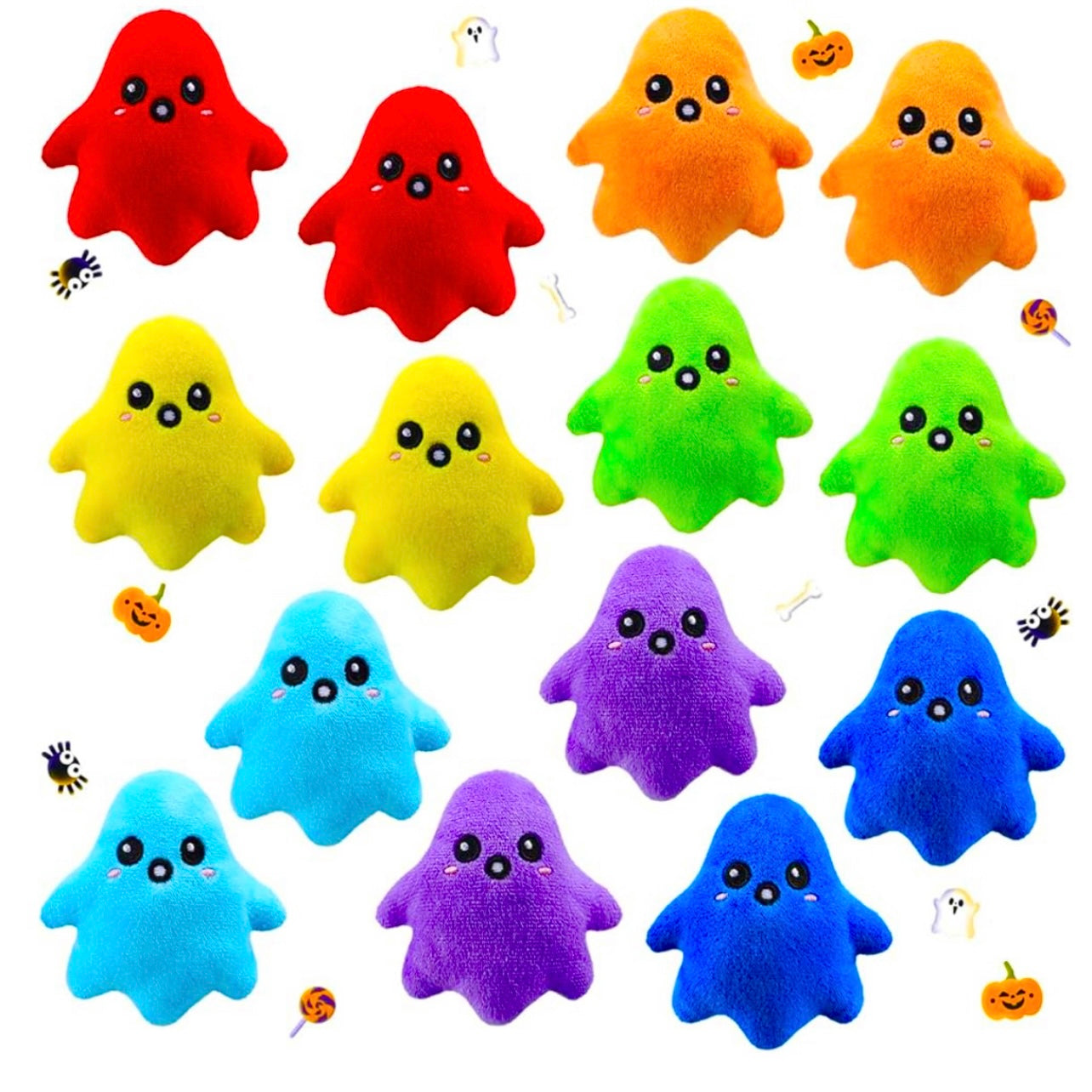 Rainbow Ghosty Plushie (1pc)
