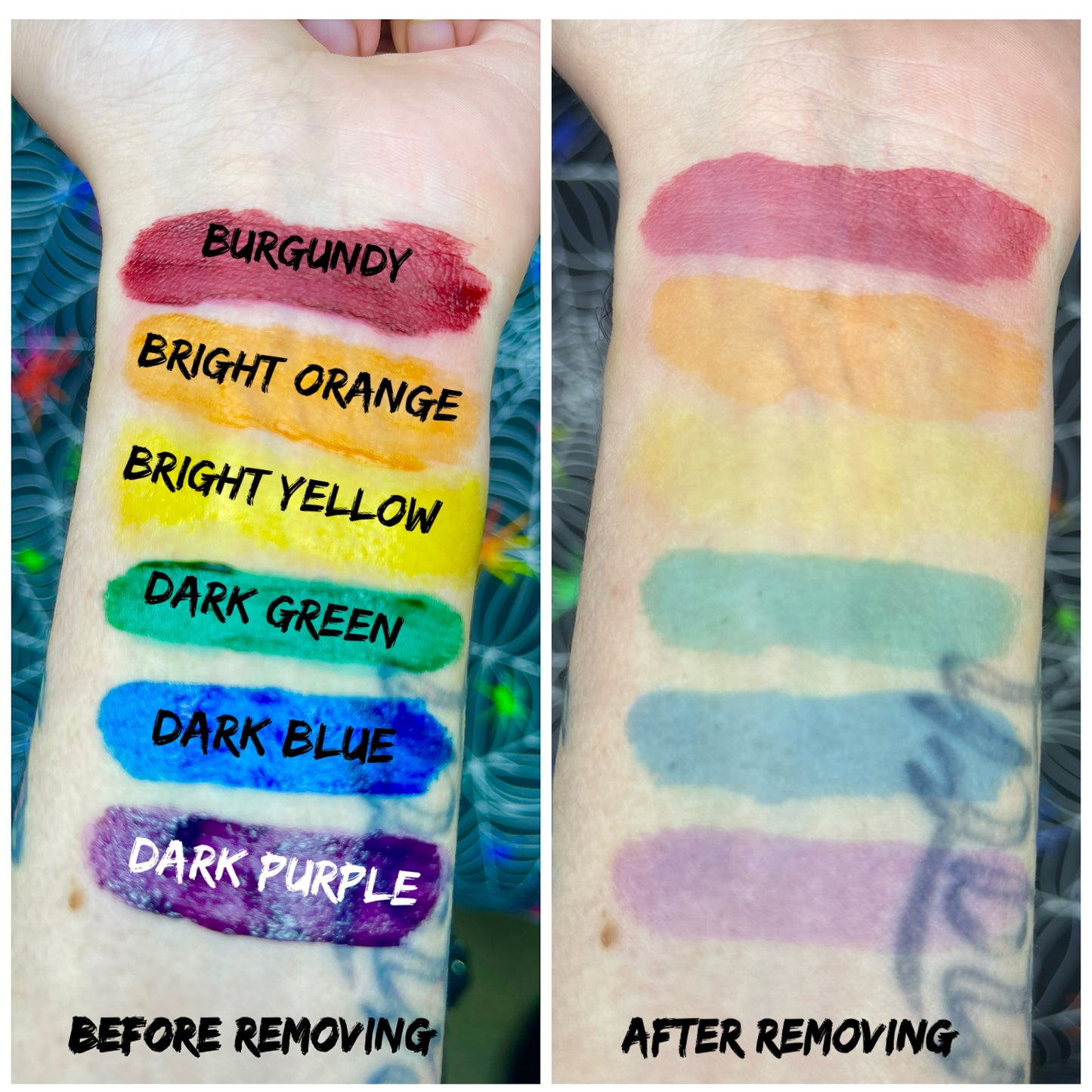 Rainbow Bite Lip Stain “Dark Green”