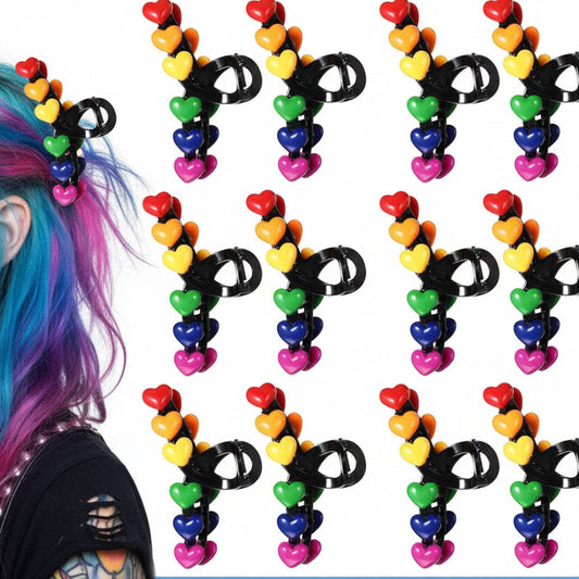 Pride Heart Clawed Hair Clip (Large) **LAUNCHING JUNE 5TH!**
