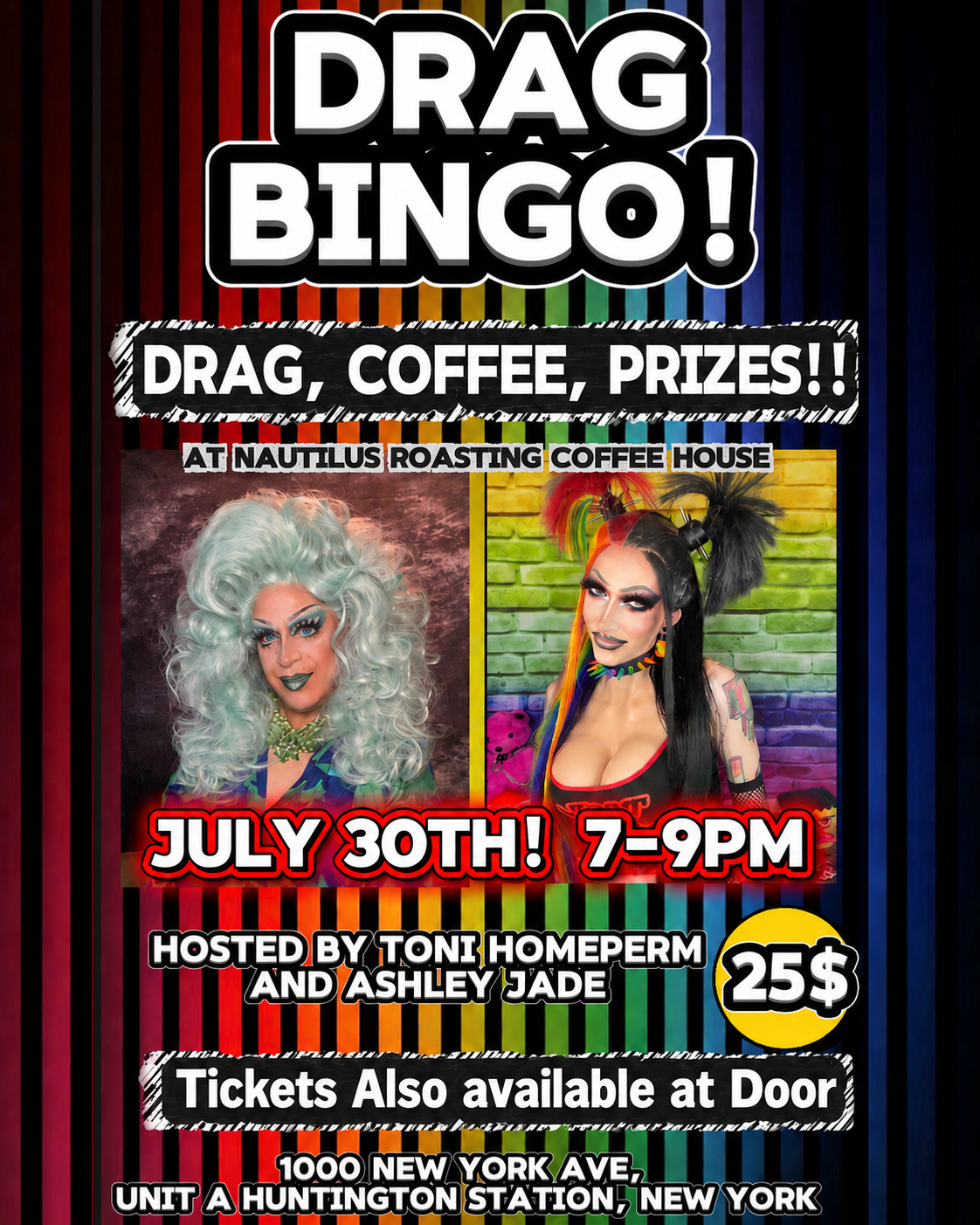 Drag Bingo Ticket 🎫