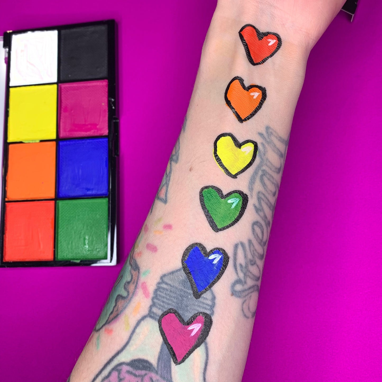 Retro Rainbow Liner Palette