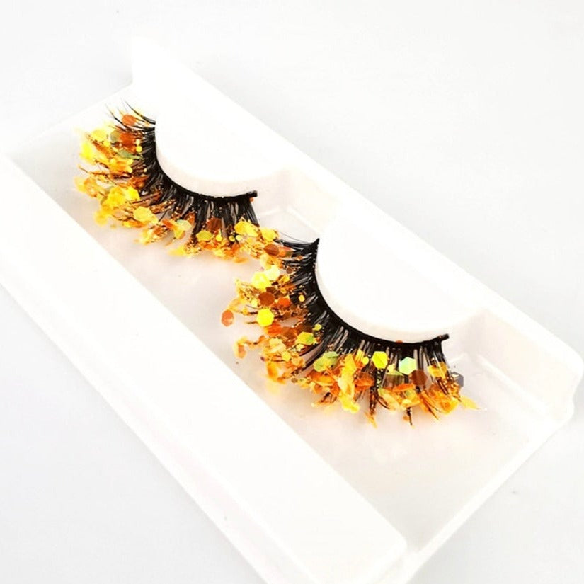 "Misty Haze" Glitter Lashes