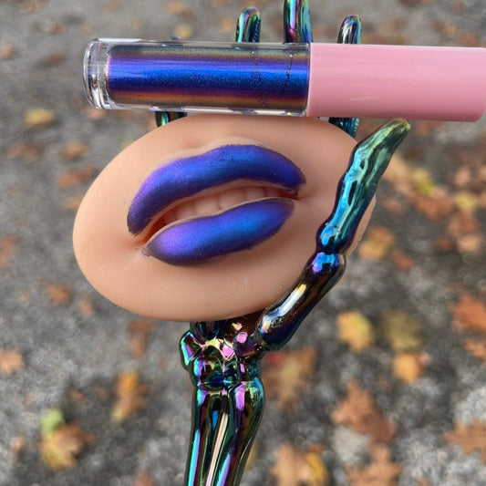 Color Chrome Lipstick “Purple Gem”