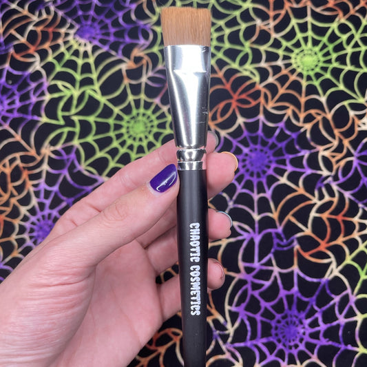 Split cake liner brush