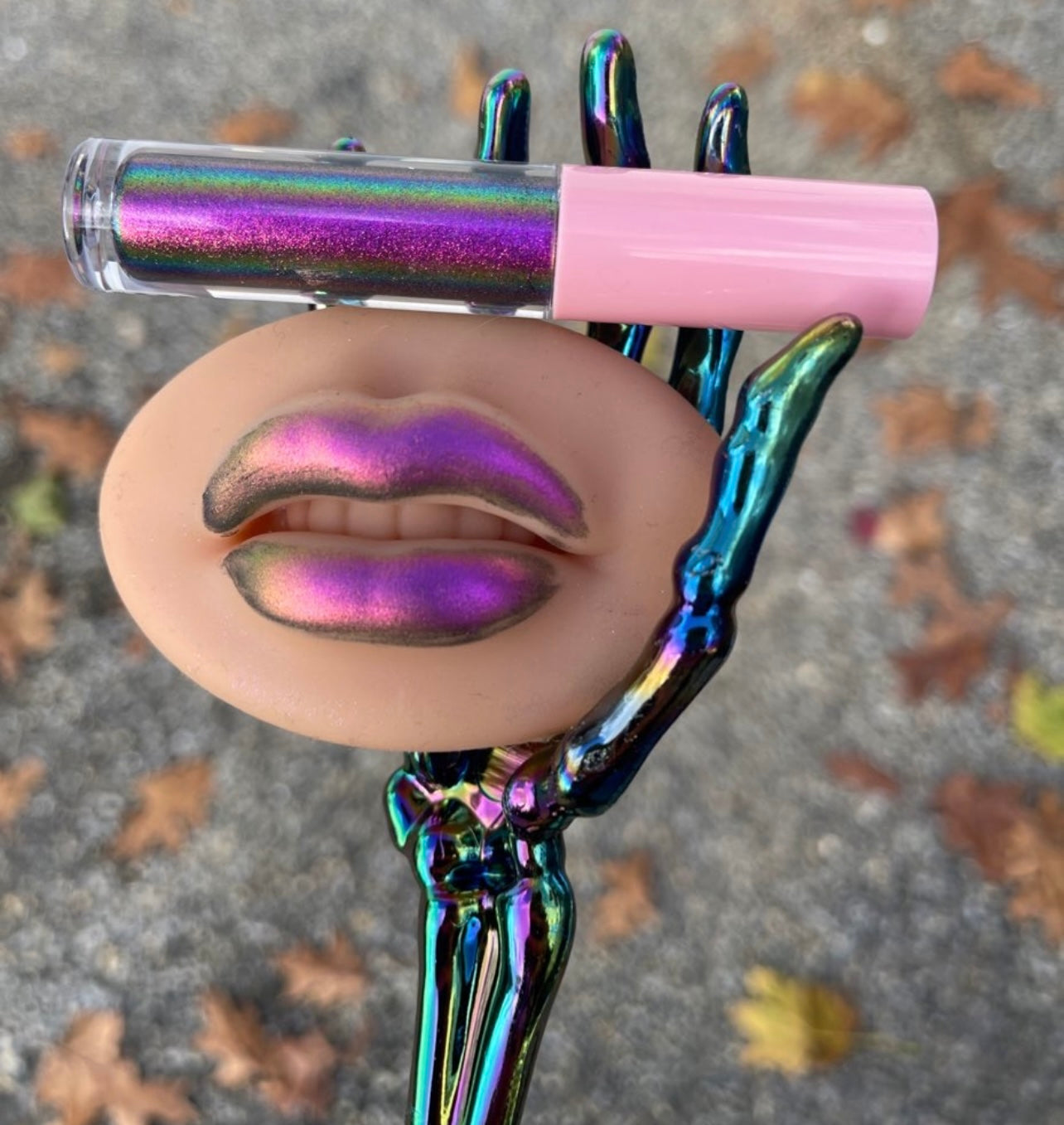 Color Chrome Lipstick “Rainbow Crystal”