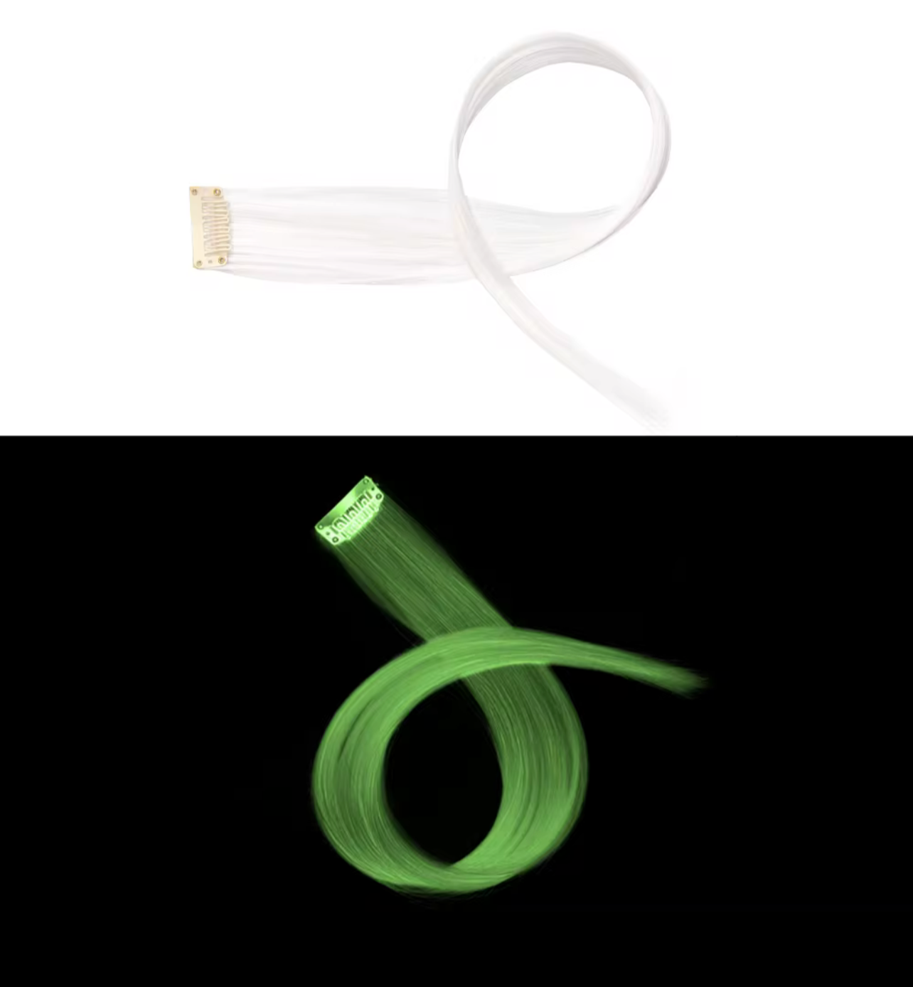 Ghostly Glow Hair extension (1pc)