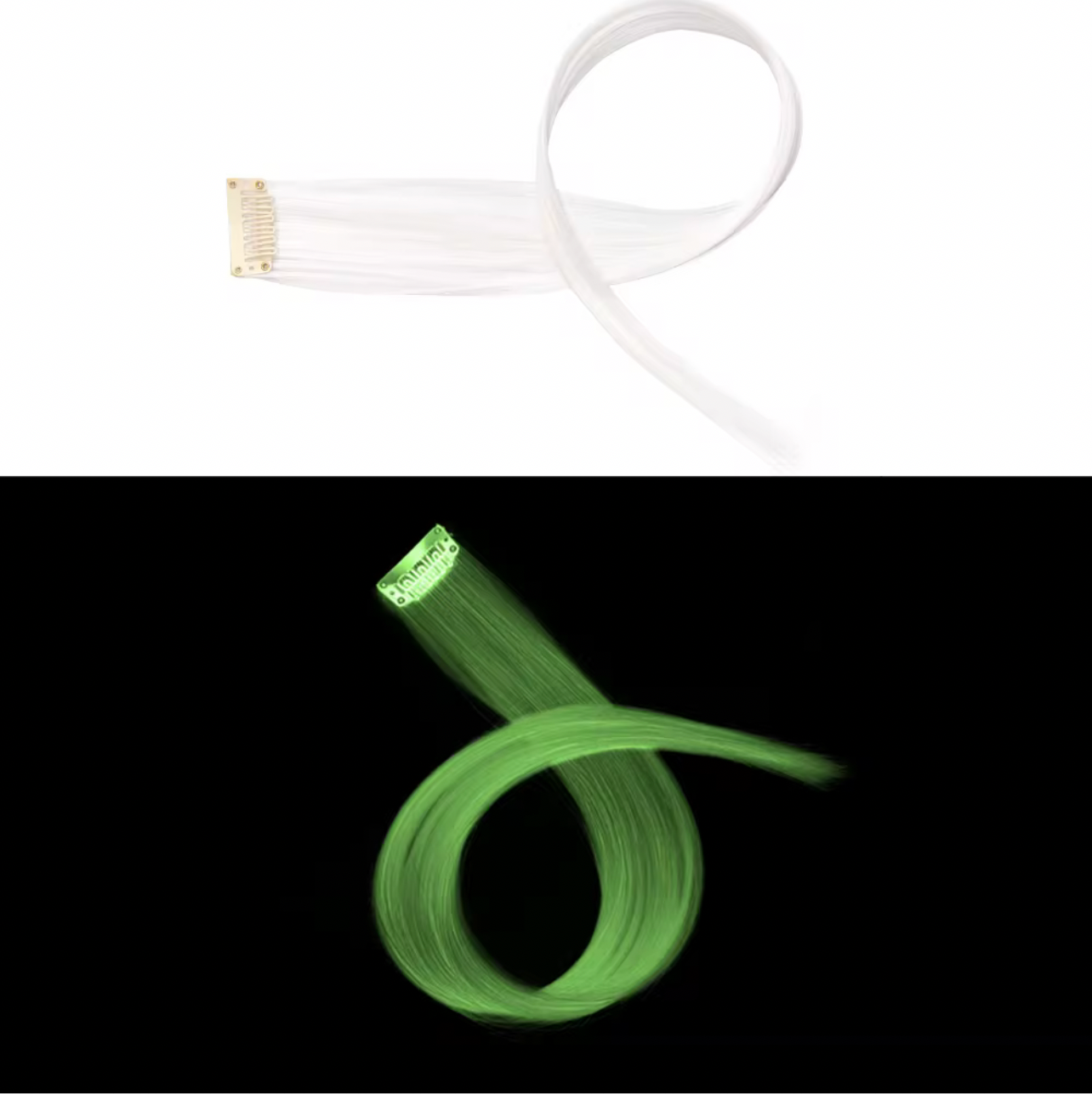 Ghostly Glow Hair extension (1pc)