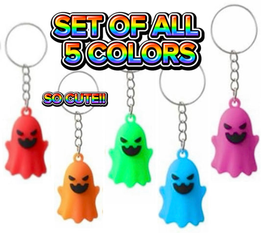 Rainbow Ghosty Keychain Set 5pc