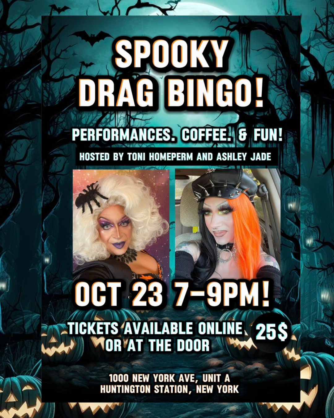 Spooky Drag Bingo Ticket 🎫