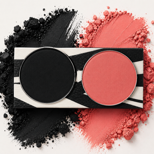 Coral Pink + Black Duo