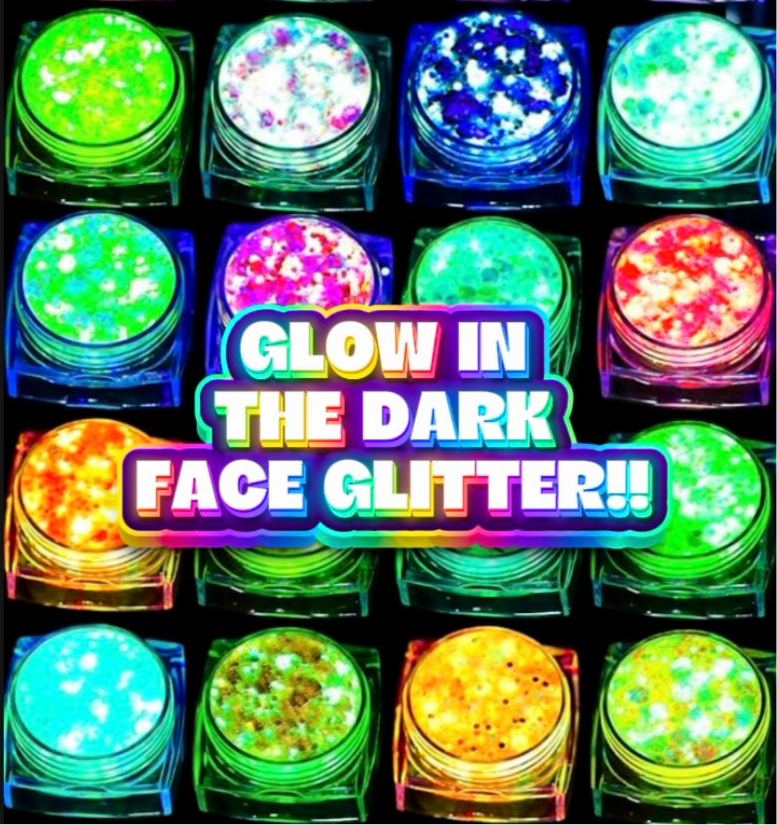 Ghosty glow Face and Body Glitter 1pc