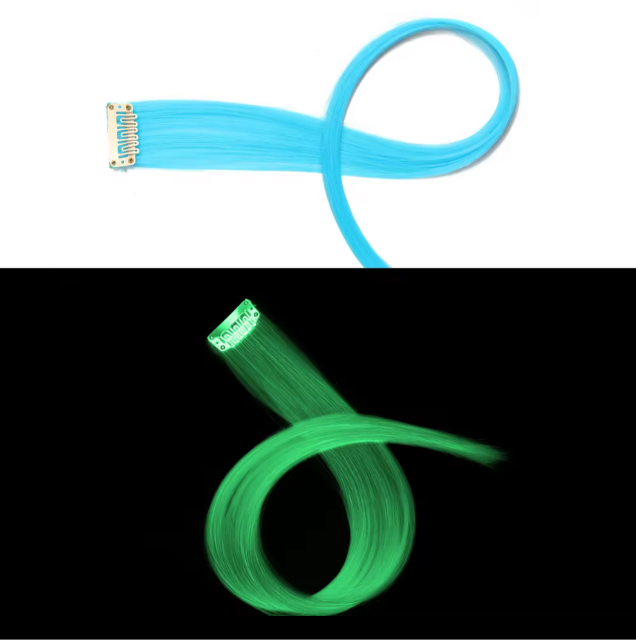 Ghostly Glow Hair extension (1pc)