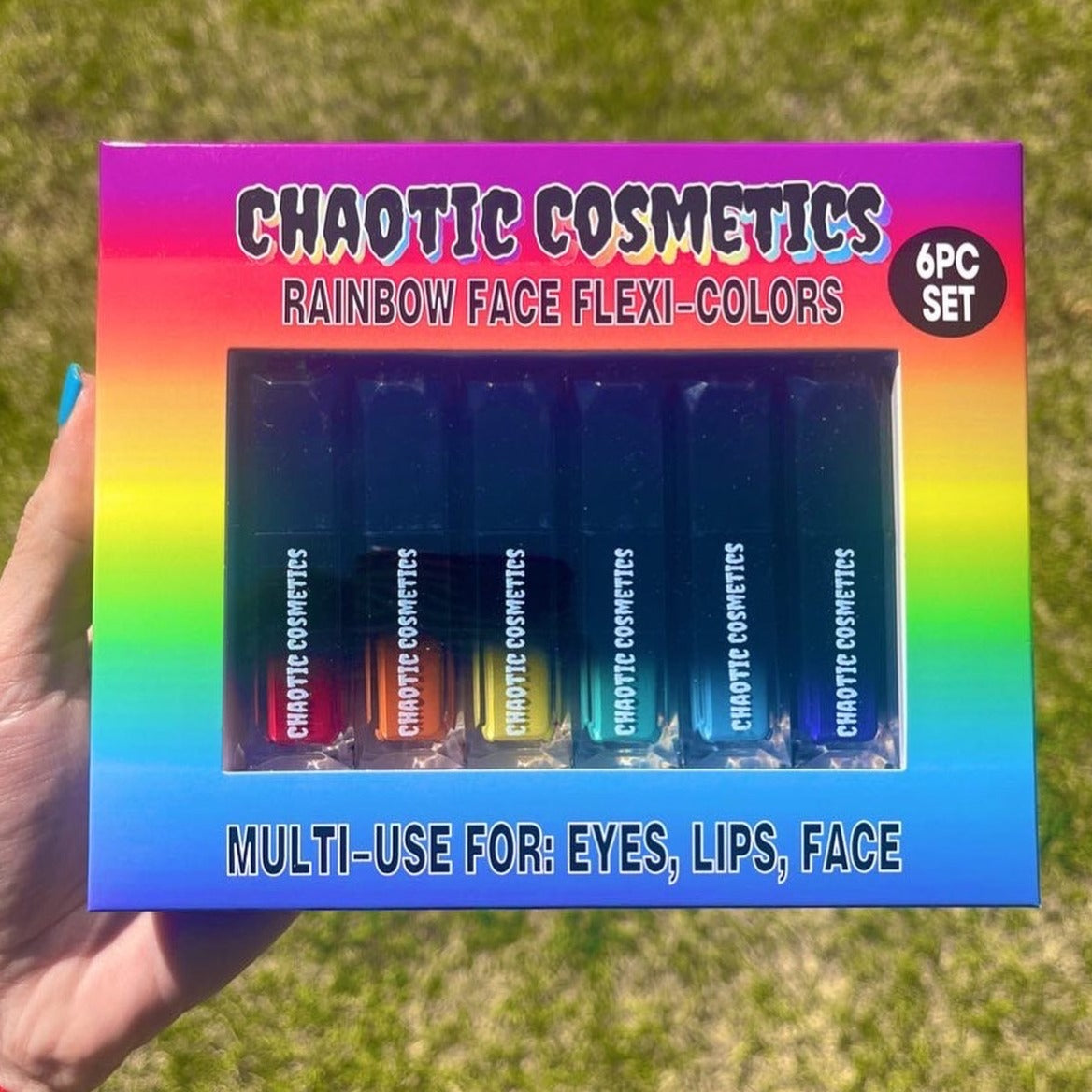 Rainbow Face Flexi-Sticks