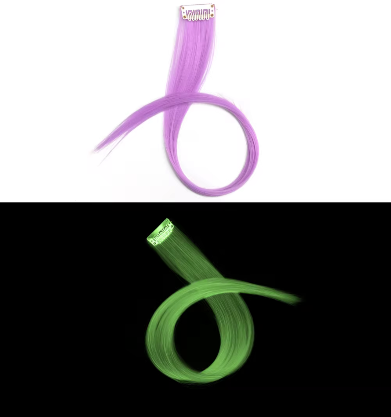 Ghostly Glow Hair extension (1pc)