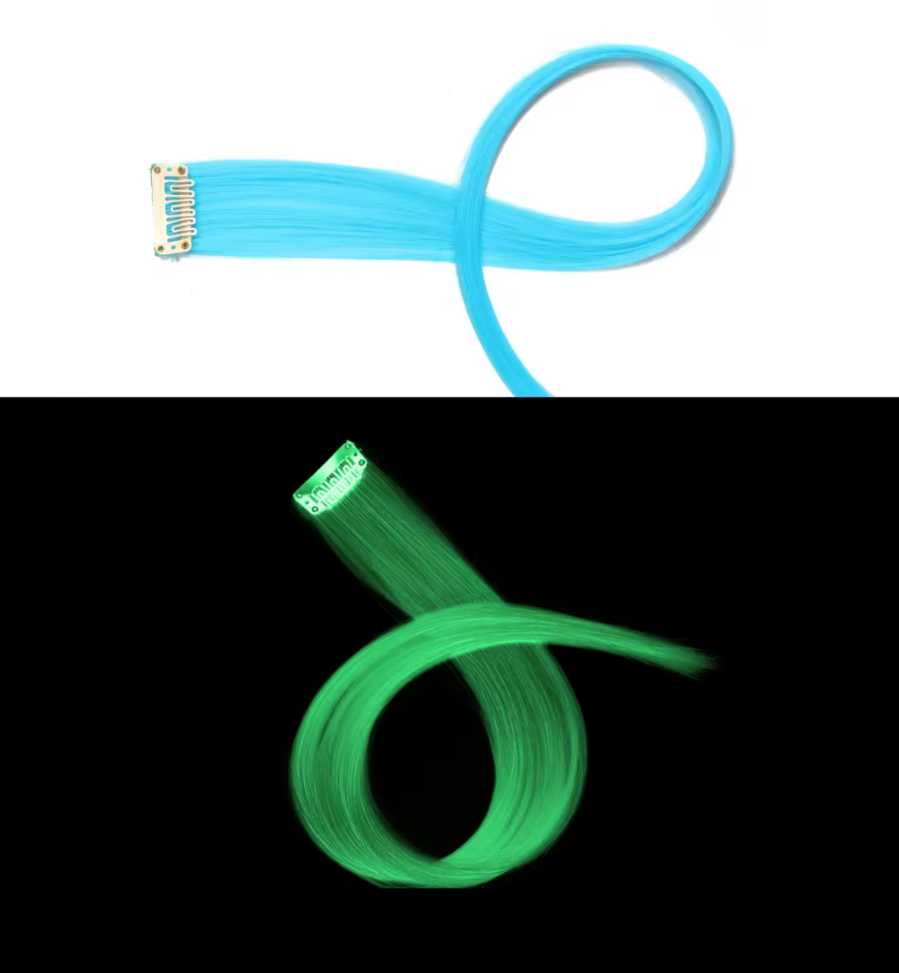 Ghostly Glow Hair extension (1pc)