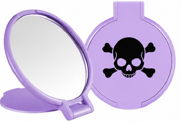 Mini Neon Skull Mirror
