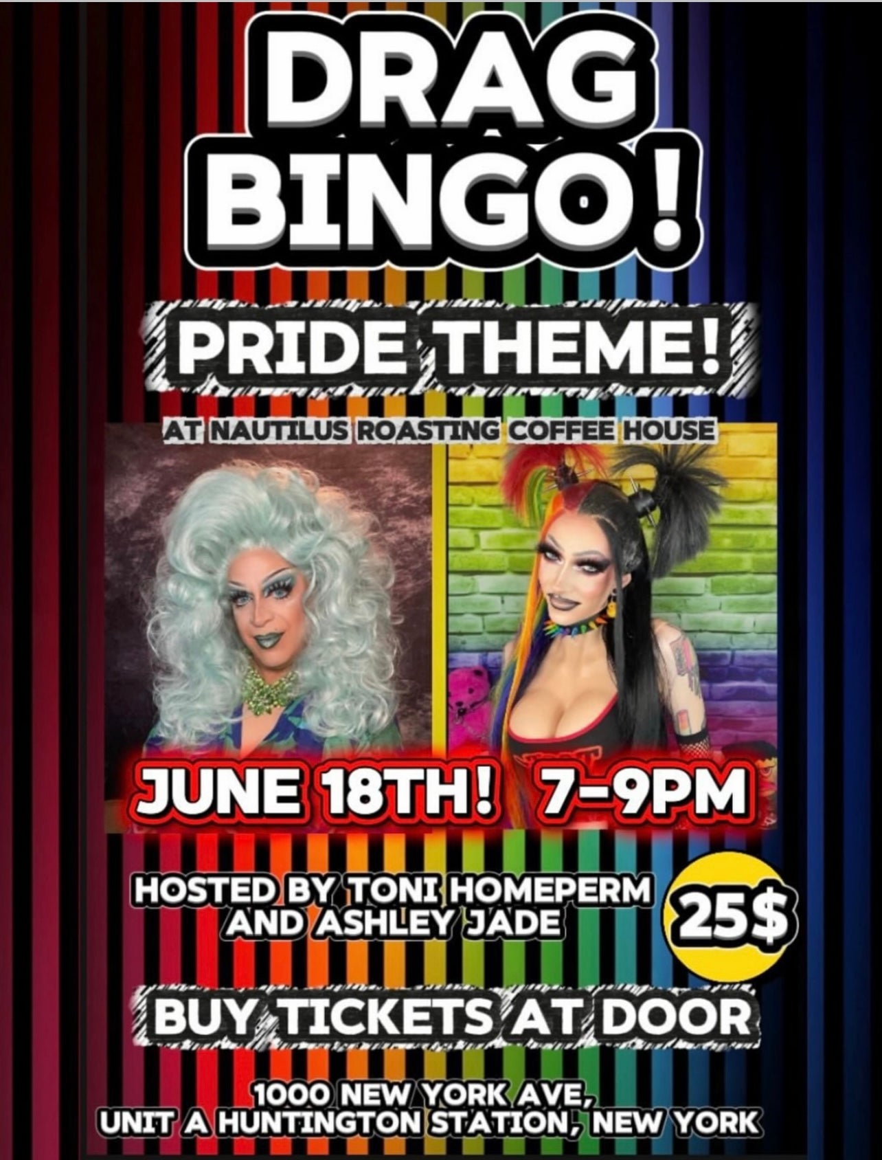 Drag Bingo Ticket 🎫