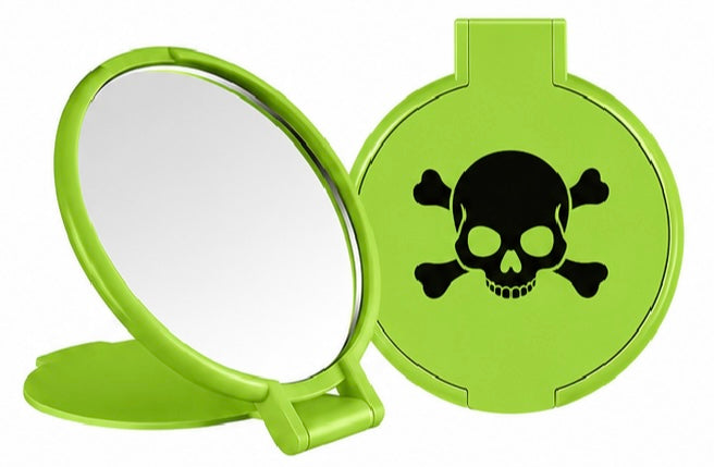 Mini Neon Skull Mirror