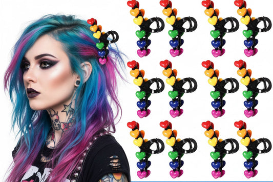 Pride Heart Clawed Hair Clip (Large) **LAUNCHING JUNE 5TH!**