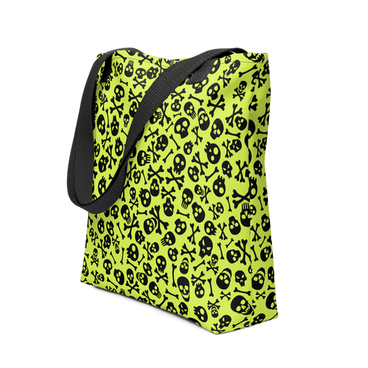 Lime Bones Quality Tote bag