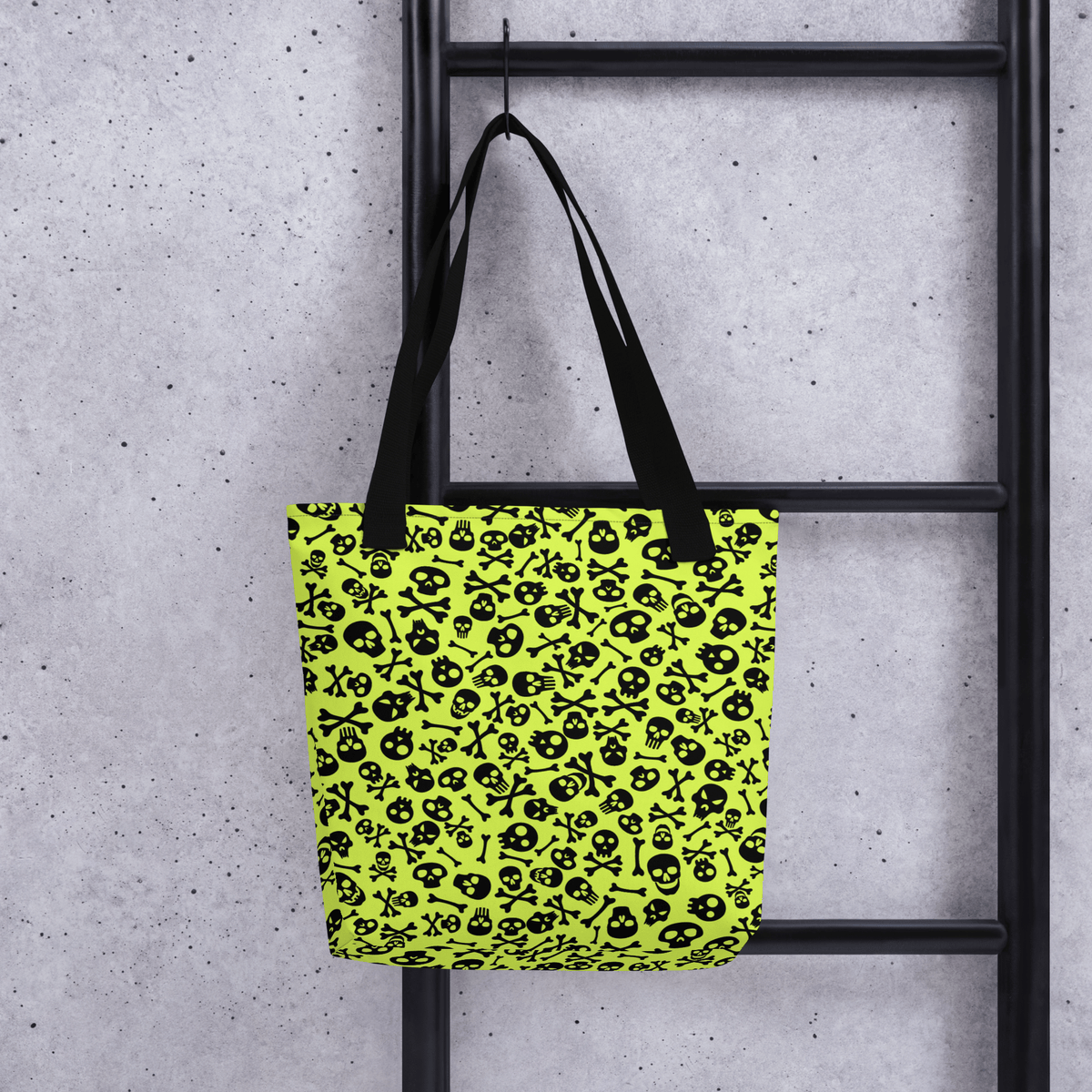 Lime Bones Quality Tote bag